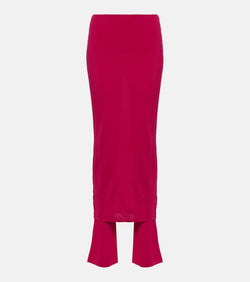 Alaïa High-rise jersey skirt pants