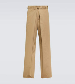 Givenchy Wide-leg canvas chinos