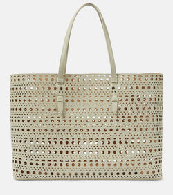 Alaïa Mina 44 Vienne Wave leather tote bag