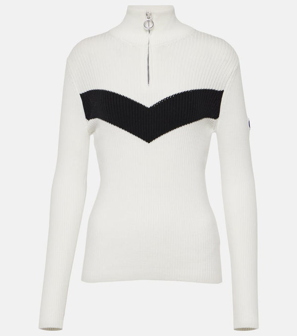 Fusalp Andromede ribbed-knit half-zip sweater