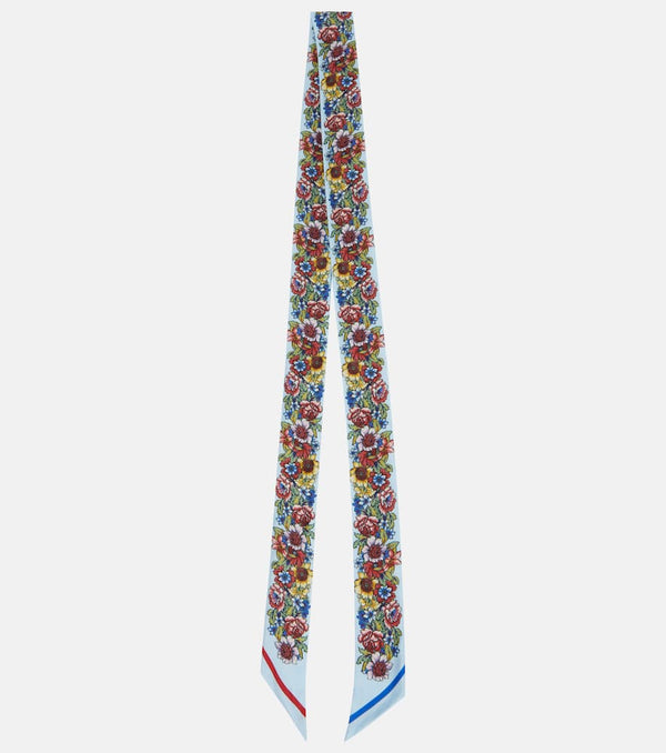 Etro Printed silk scarf