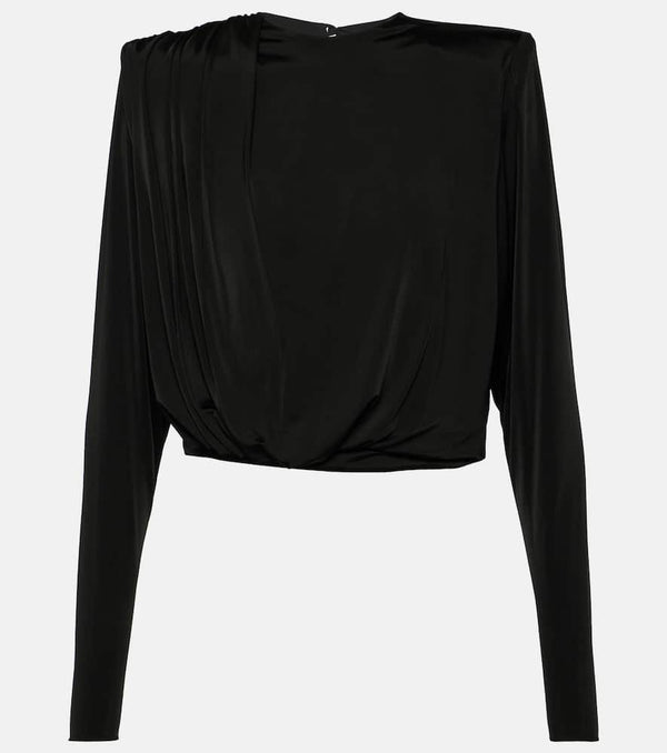 Alexandre Vauthier Draped jersey top