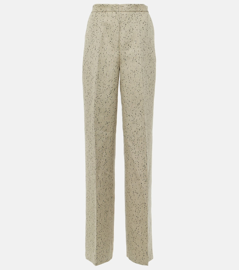 Altuzarra Laski hemp-blend wide-leg pants