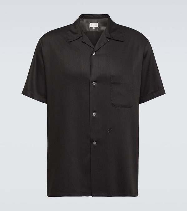 Maison Margiela C embroidered twill shirt