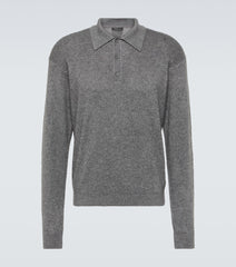 Prada Cashmere and silk polo sweater