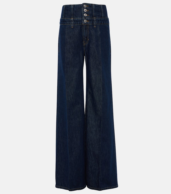 Re/Done High-rise wide-leg jeans