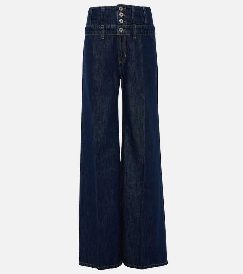 Re/Done High-rise wide-leg jeans