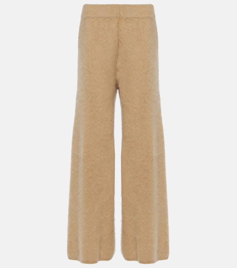 Lisa Yang Ellery brushed cashmere flared pants