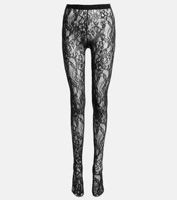 Wardrobe.NYC Floral lace tights