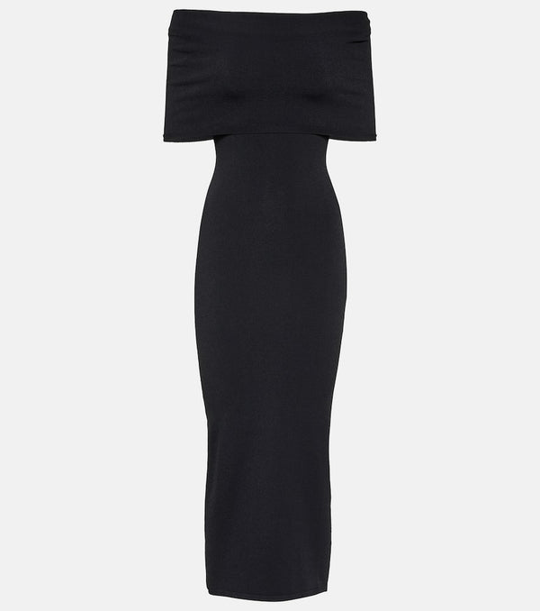 Wardrobe. NYC Off-shoulder ribbed-knit midi dress