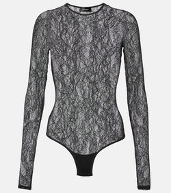 Wardrobe.NYC Floral lace bodysuit