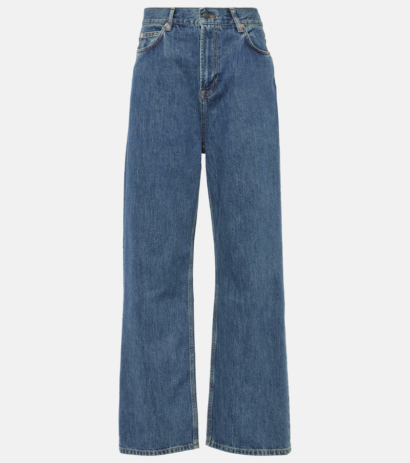 Wardrobe. NYC High-rise straight jeans