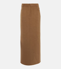 The Frankie Shop Malvo wool-blend maxi skirt
