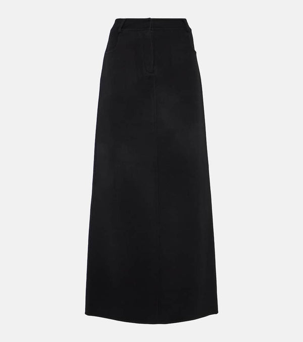 The Frankie Shop Malvo wool-blend maxi skirt