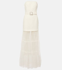 Rebecca Vallance Bridal Mirabella tulle and crepe gown