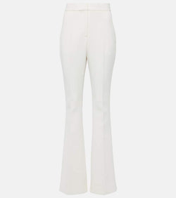 Rebecca Vallance Bridal Evelyn mid-rise crêpe bootcut pants