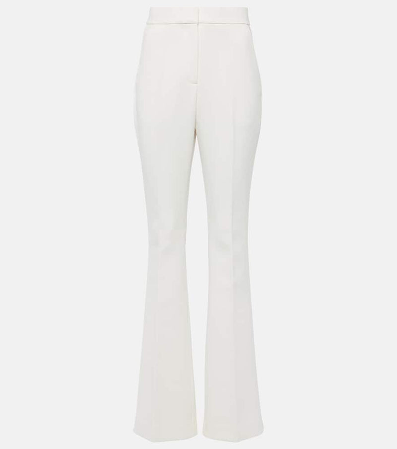 Rebecca Vallance Bridal Evelyn mid-rise crêpe bootcut pants