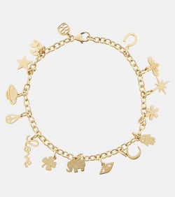 Sydney Evan 14kt gold charm bracelet