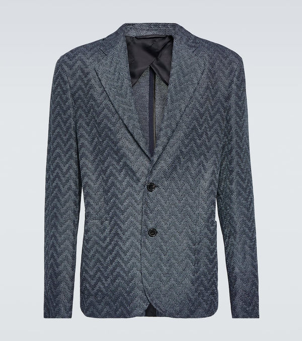 Missoni Single-breasted cotton blazer