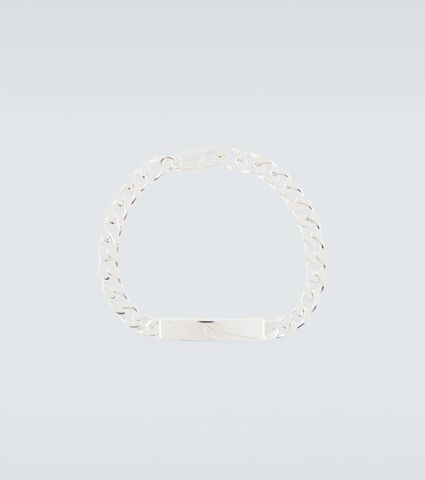 Gucci Interlocking G sterling silver bracelet