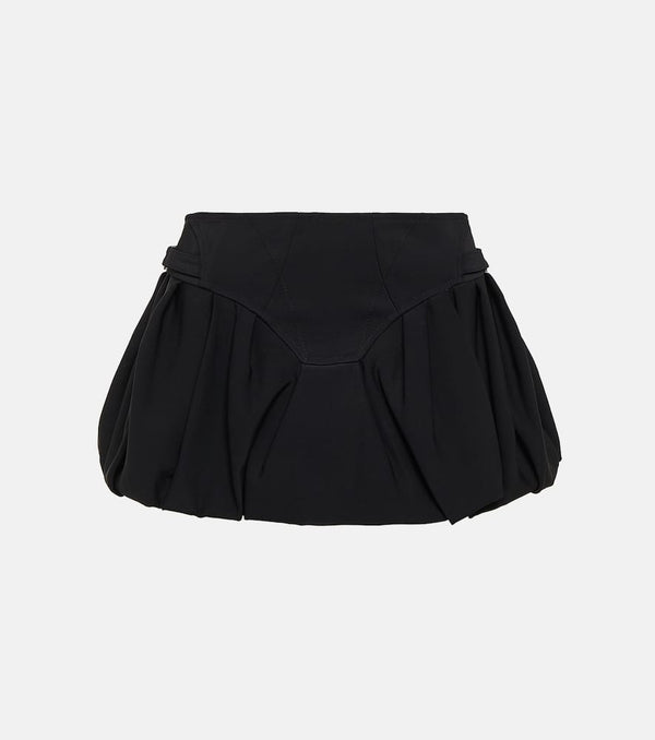 Mugler Crêpe miniskirt