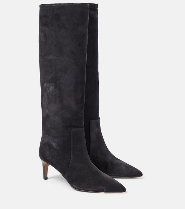 Paris Texas Suede knee-high boots