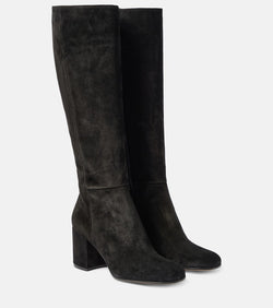 Gianvito Rossi Joelle suede knee-high boots