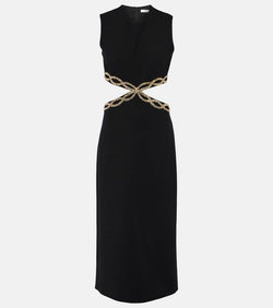 Dorothee Schumacher Embellished cutout gown