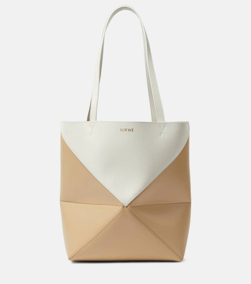 Loewe Puzzle Fold leather tote bag