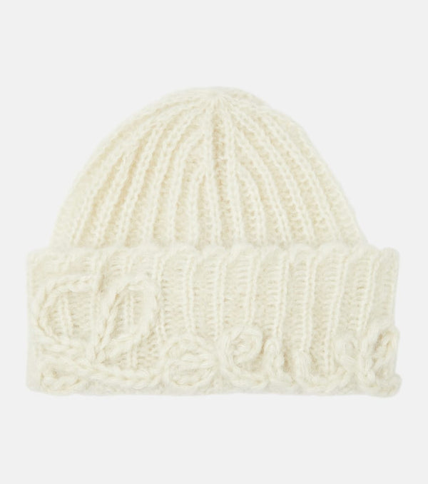 Loewe Logo mohair-blend beanie