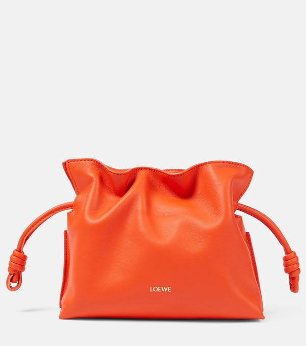 Loewe Flamenco Mini leather clutch