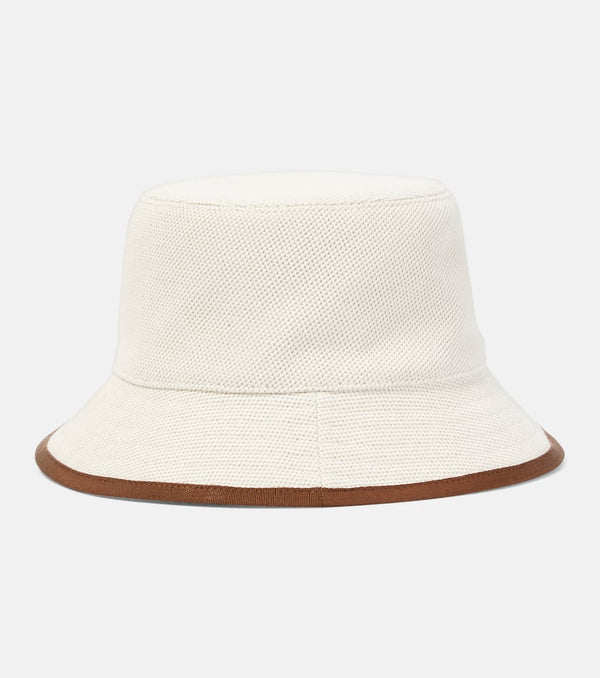 Gucci Logo canvas bucket hat