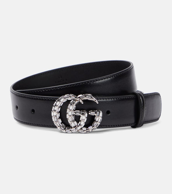 Gucci GG Marmont embellished leather belt