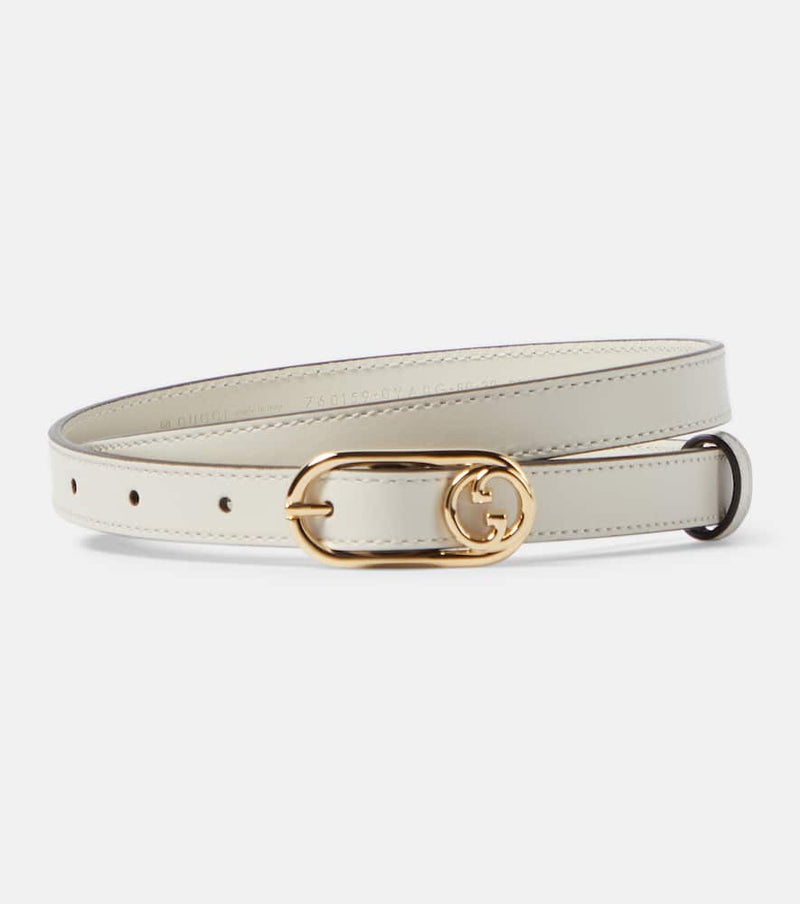 Gucci GG leather belt