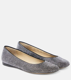 Loewe Toy crystal-embellished ballet flats