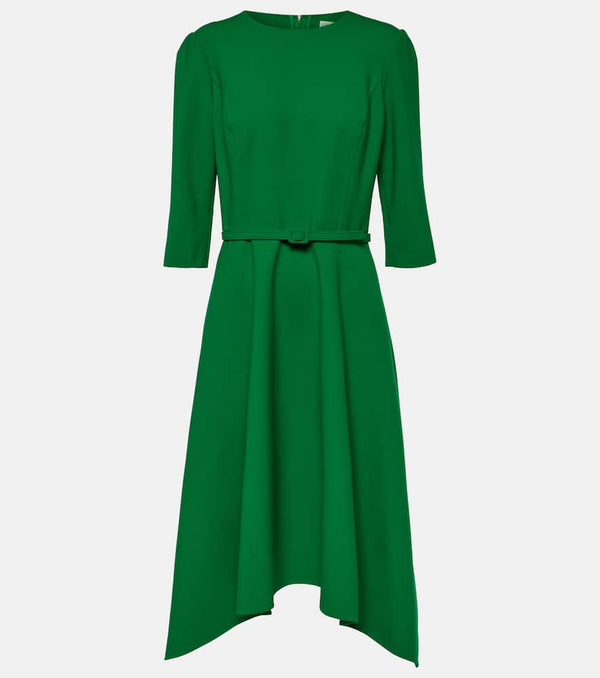 Oscar de la Renta Wool-blend midi dress | LYBSTORE