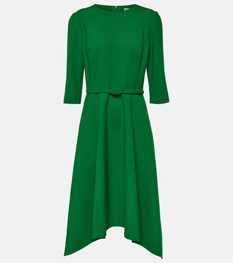 Oscar de la Renta Wool-blend midi dress