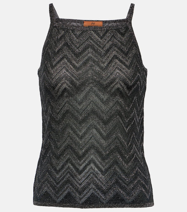 Missoni Zig Zag metallic top