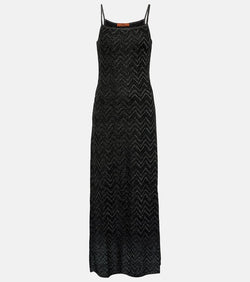 Missoni Zig Zag metallic maxi dress