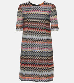 Missoni Zig Zag cotton-blend minidress