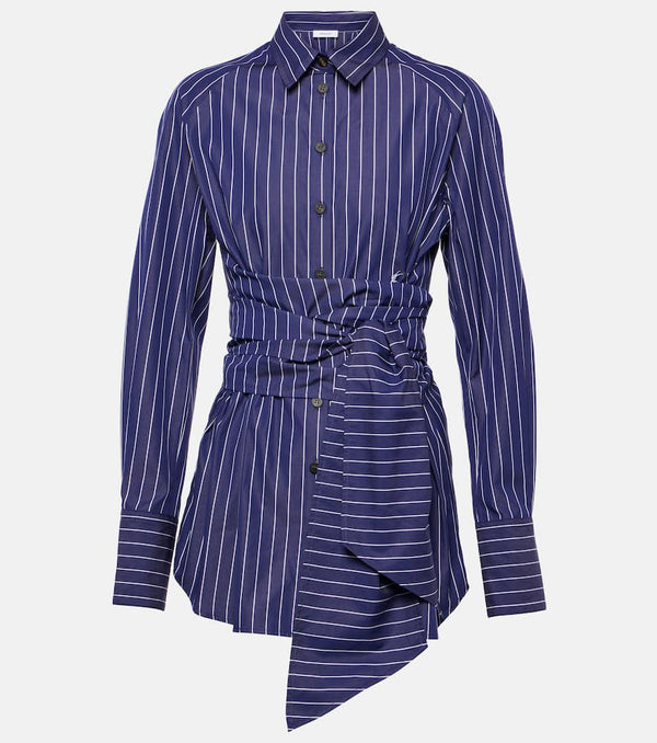 Ferragamo Pinstriped cotton poplin shirt