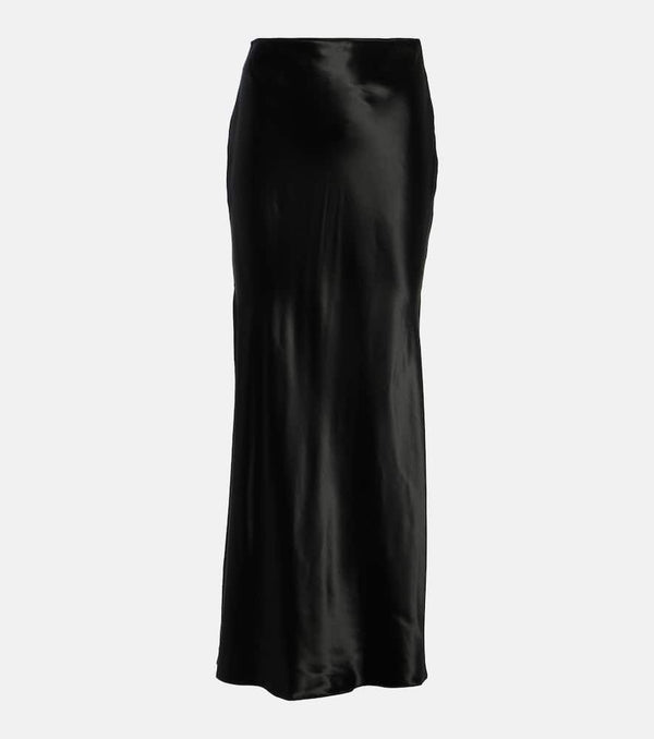 Ferragamo Satin midi skirt