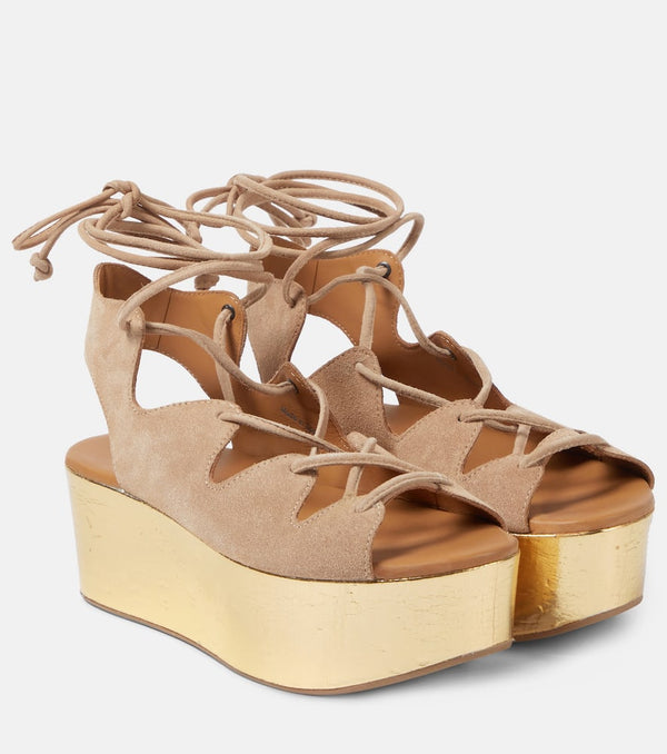 See By Chloé Liana 70 suede platform sandals