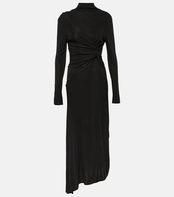 Victoria Beckham Gathered draped midi dress