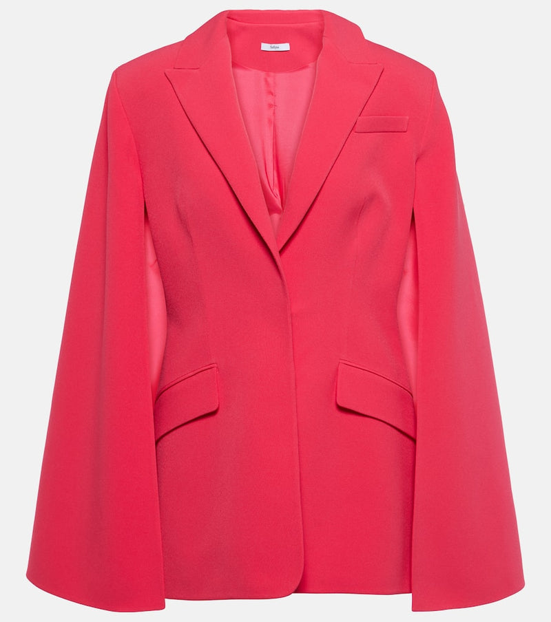 Safiyaa Hadley caped blazer