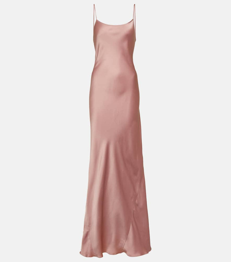 Victoria Beckham Cami satin gown