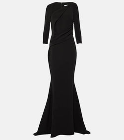 Safiyaa Pollina crêpe gown