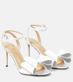 Mach & Mach Le Cadeau bow-detail satin sandals