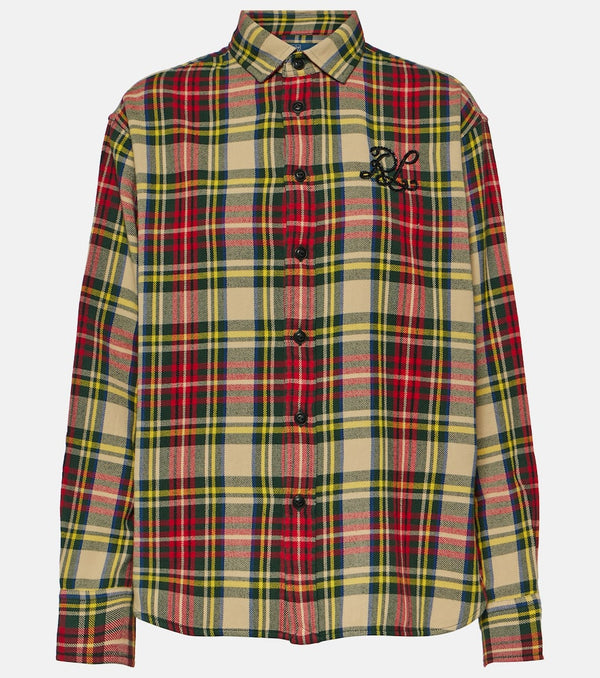 Polo Ralph Lauren Logo checked cotton twill shirt