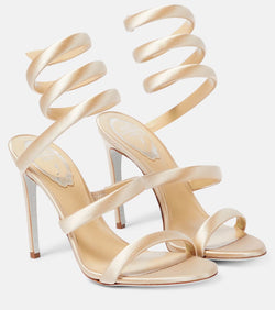 Rene Caovilla Cleo satin sandals